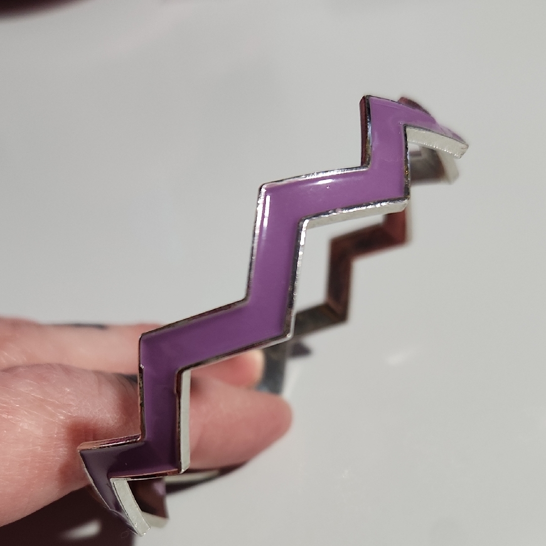 Purple Zigzag Bracelet